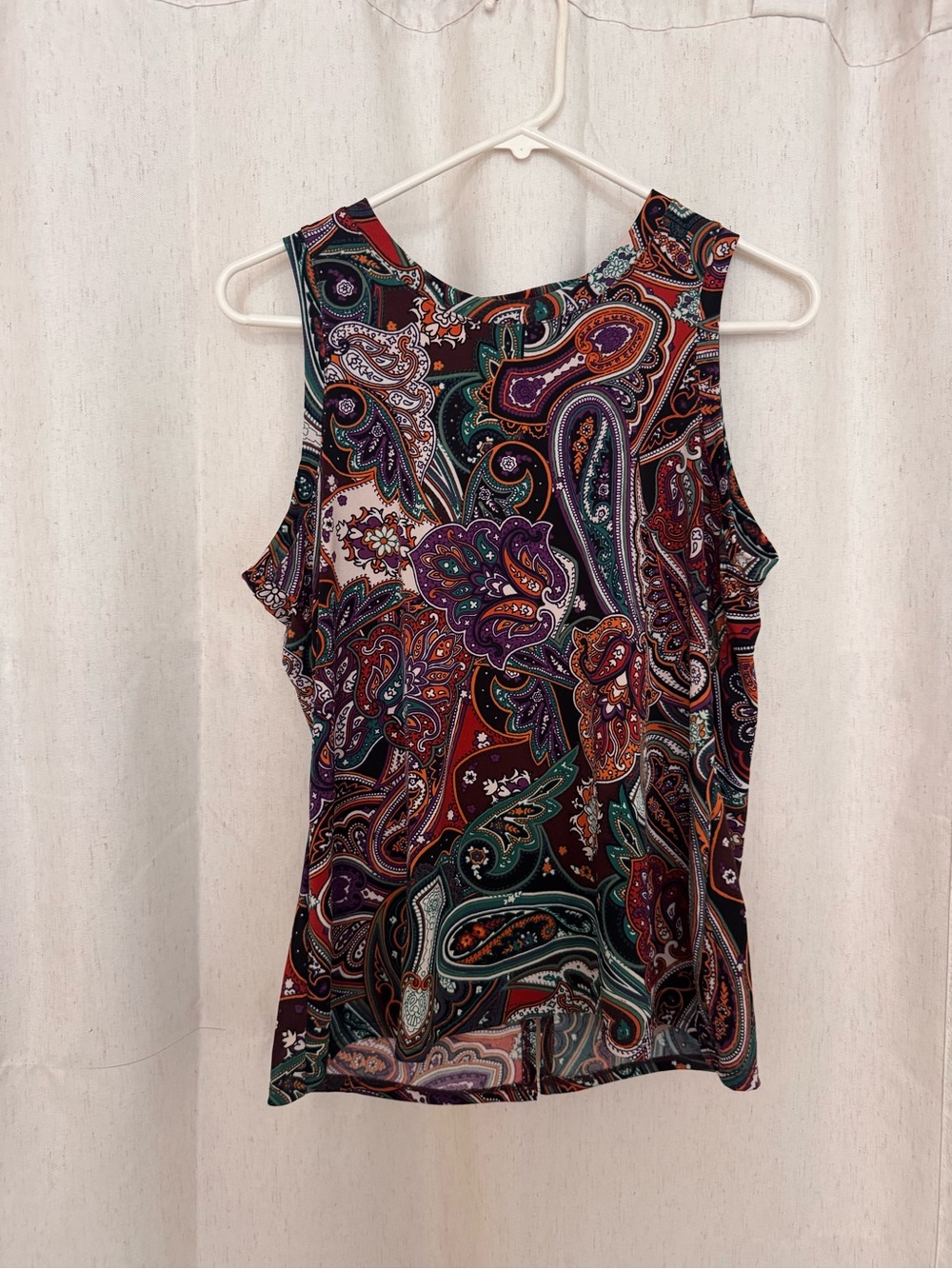 New Chaus Paisley Tank Top in Multi-Color